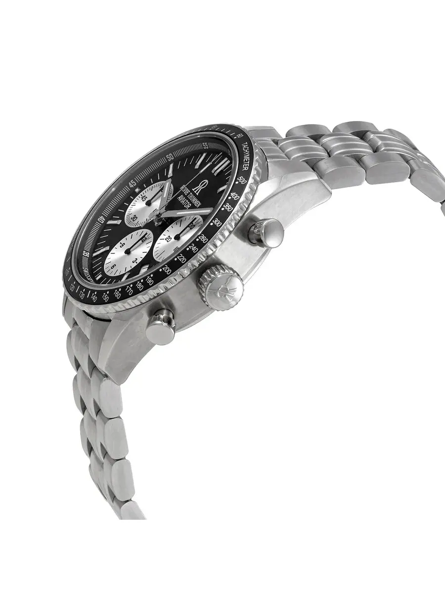 Мужские часы Revue Thommen Aviator Chronograph Automatic с черным циферблатом, модель 17000.6134 — изображение 2 из 6