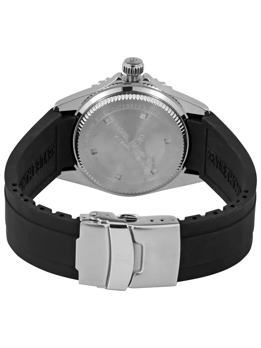 Мужские часы Revue Thommen Diver Automatic с черным циферблатом 17571.2837 — изображение 3 из 6, оттенок серебряный