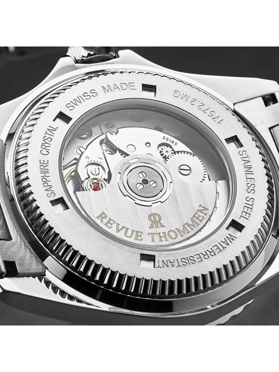 Мужские часы Revue Thommen Diver Automatic с черным циферблатом 17572.2132 — изображение 7 из 7, оттенок бежевый