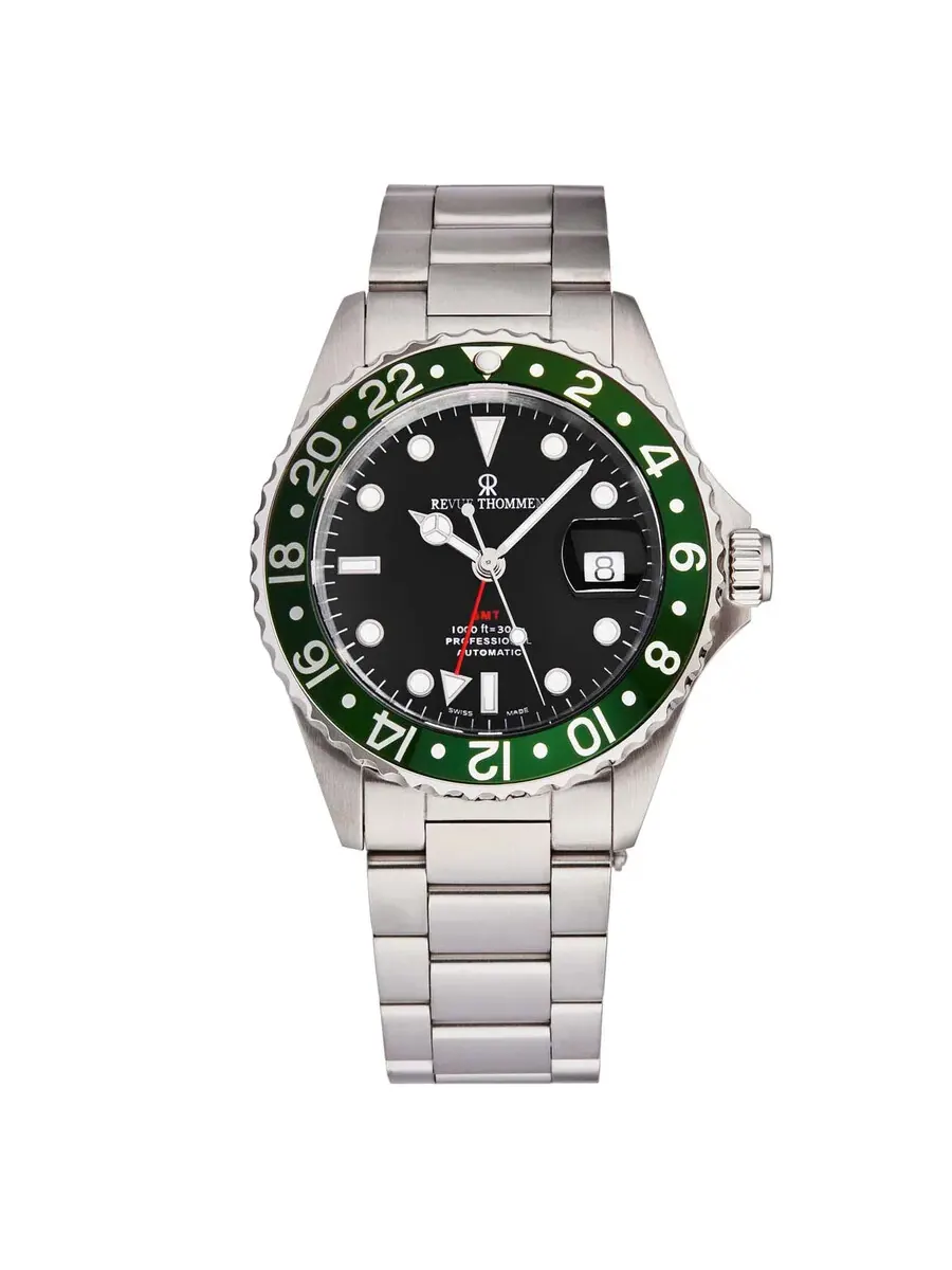 Мужские часы Revue Thommen Diver Automatic с черным циферблатом 17572.2134 — изображение 1 из 3, оттенок черный