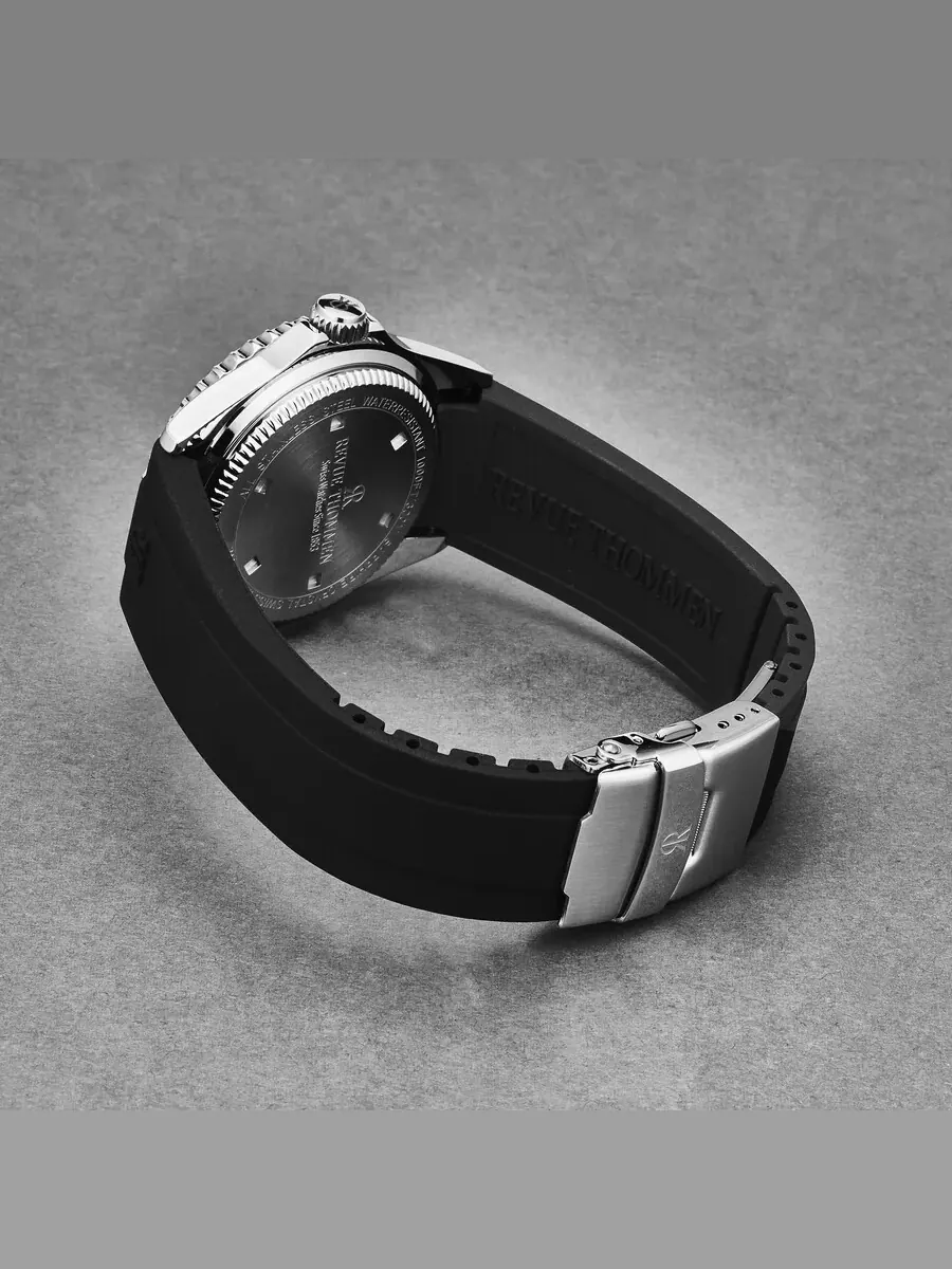 Мужские часы Revue Thommen Diver Automatic с красным циферблатом 17571.2338 — изображение 6 из 7, оттенок черный