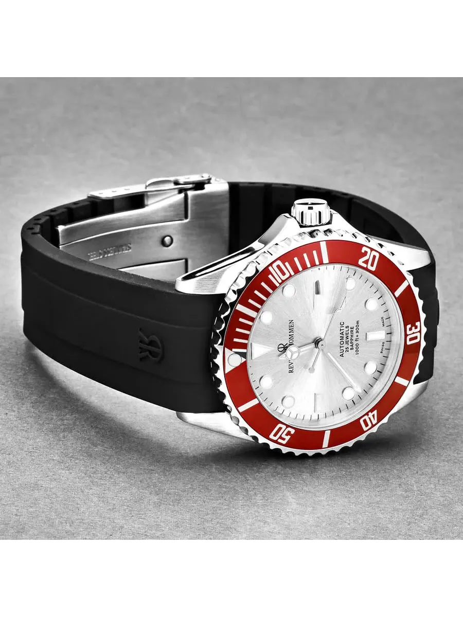 Мужские часы Revue Thommen Diver Automatic с серебристым циферблатом 17571.2826 — изображение 2 из 6, оттенок серебряный