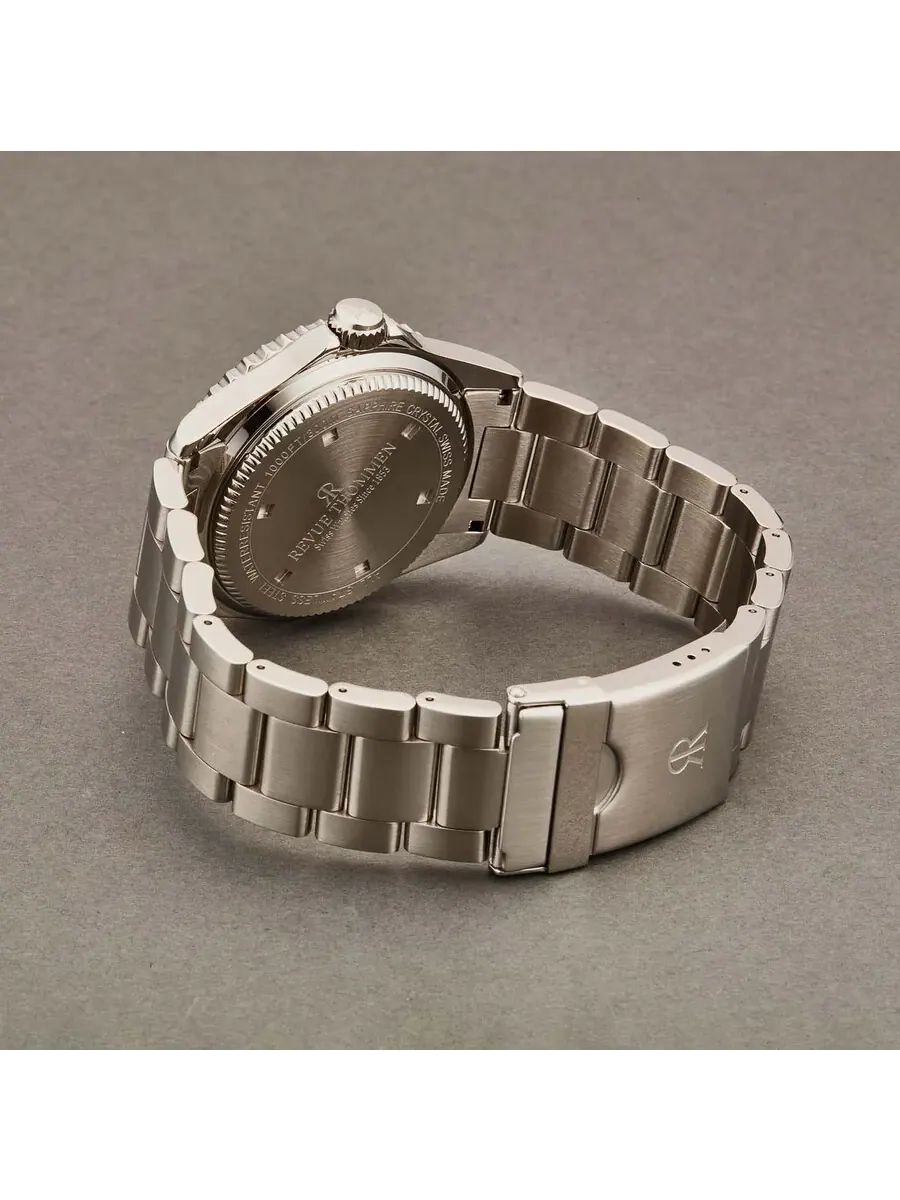 Мужские часы Revue Thommen Diver XL Automatic с черным циферблатом 17571.2137 — изображение 3 из 3, оттенок серебряный