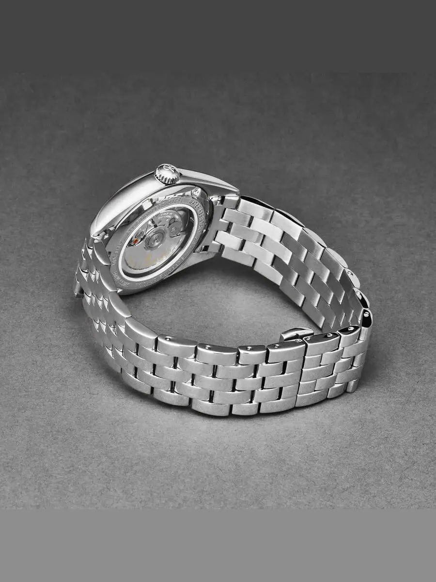 Мужские часы Revue Thommen Heritage Automatic с серебристым циферблатом 21010.2332 — изображение 3 из 7, оттенок серебряный