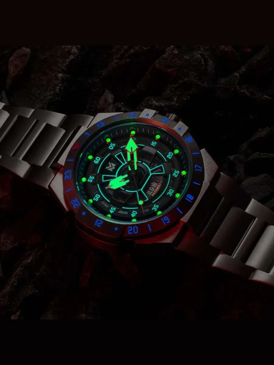 Мужские часы RGMT Himars Black Dial RG-8065-11 — изображение 4 из 4, оттенок серебряный