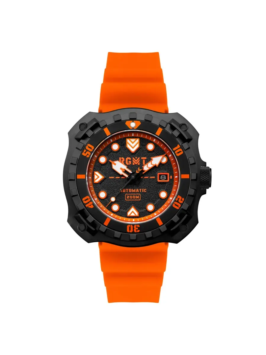 Мужские автоматические часы RGMT Minesweep с черным циферблатом RG-8070-04 — черный