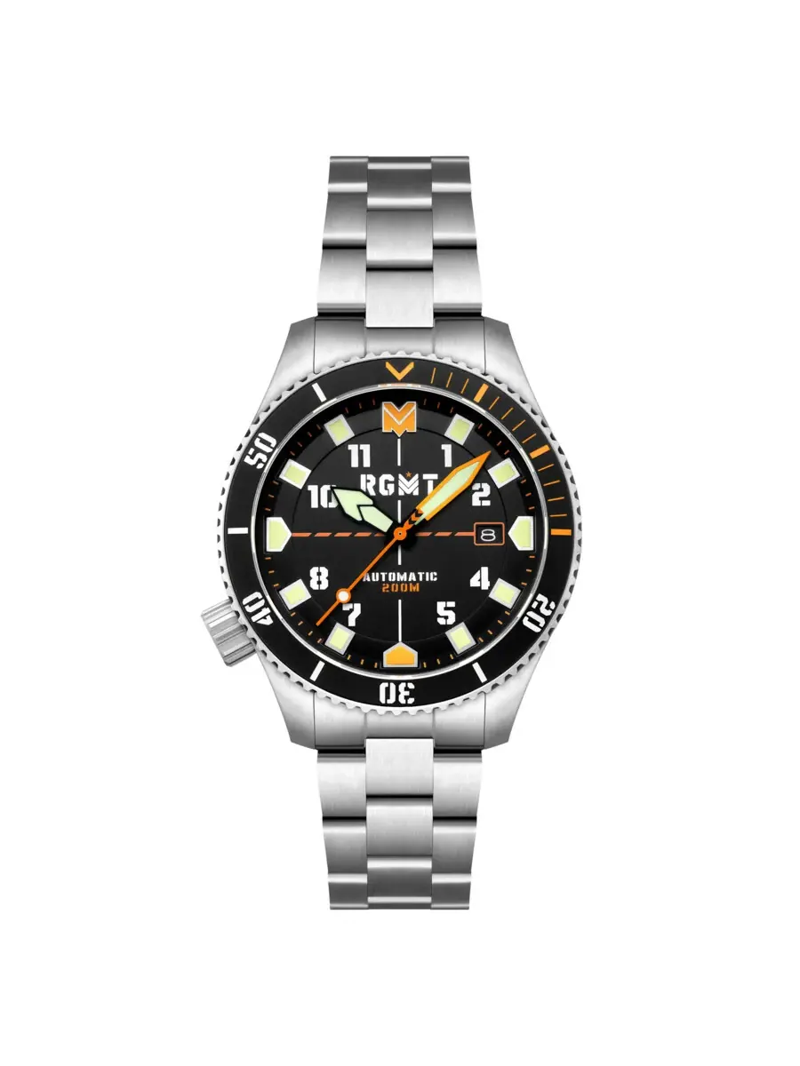 Мужские часы RGMT Recon Diver Automatic с черным циферблатом RG-8075-11 — черный