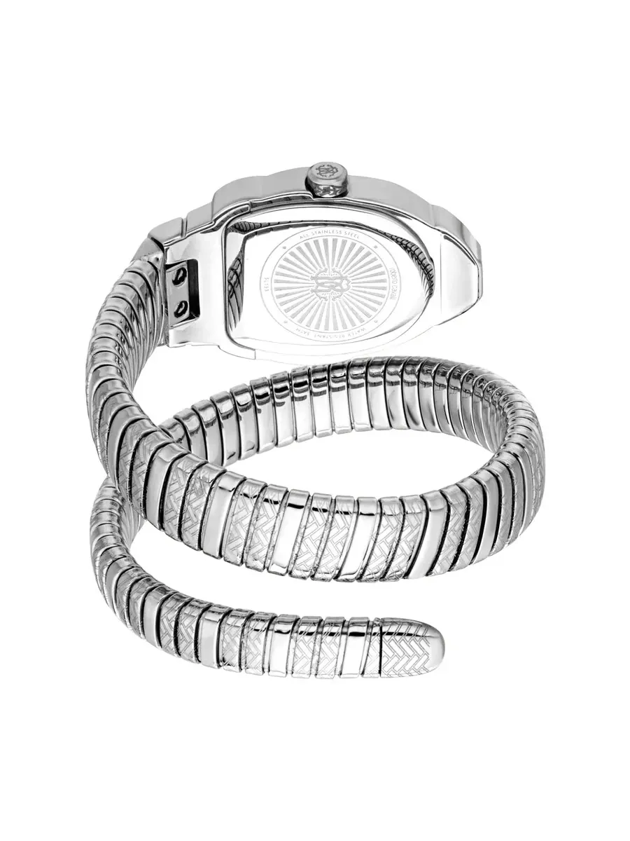 Женские часы Roberto Cavalli с синим циферблатом Aurora RC5L133M0025 — изображение 3 из 3, оттенок серебряный