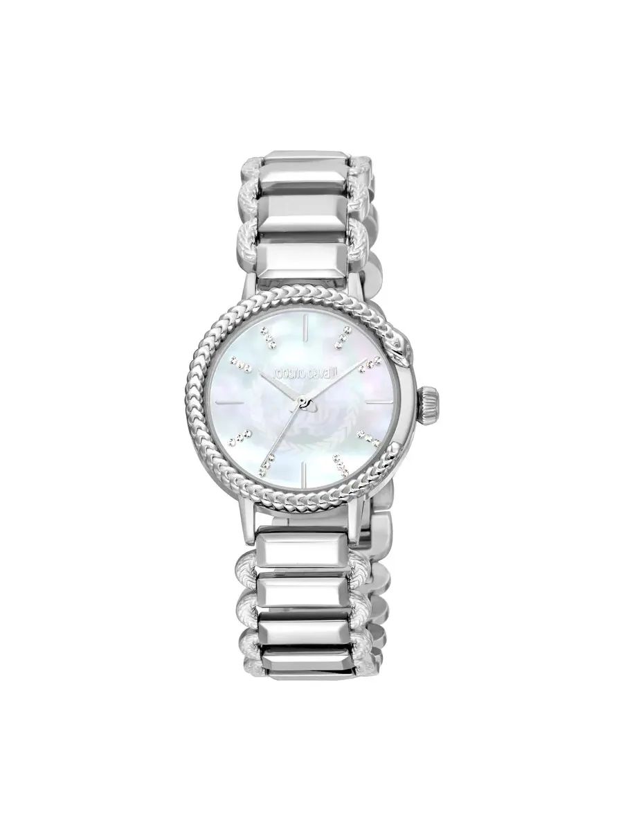 Женские кварцевые часы Roberto Cavalli Fashion Watch RC5L020M0045 — изображение 1 из 1, оттенок серебряный