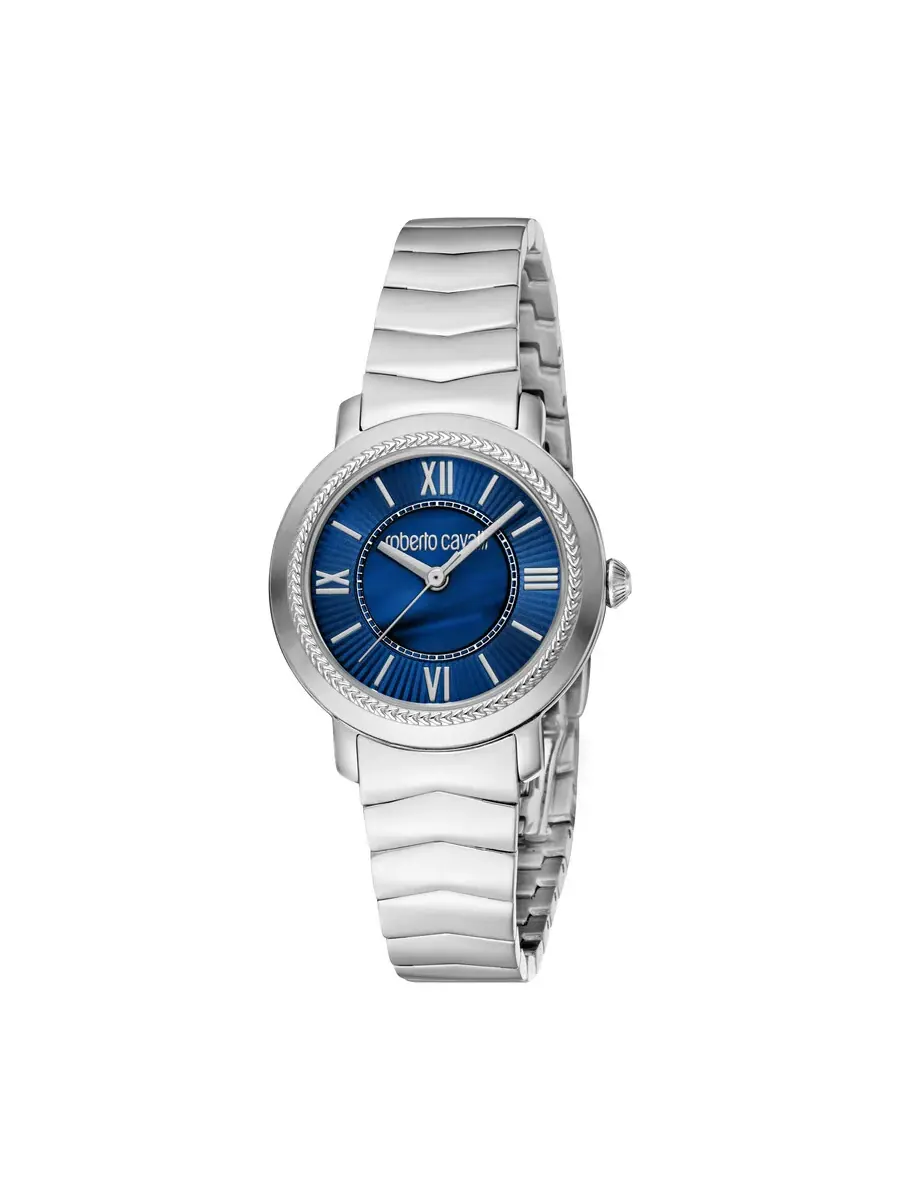 Женские кварцевые часы Roberto Cavalli Fashion Watch RC5L056M0045 — изображение 1 из 1, оттенок серебряный