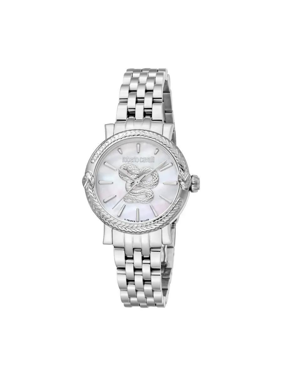Женские кварцевые часы Roberto Cavalli Fashion Watch RV1L231M0011 — изображение 1 из 1, оттенок серебряный