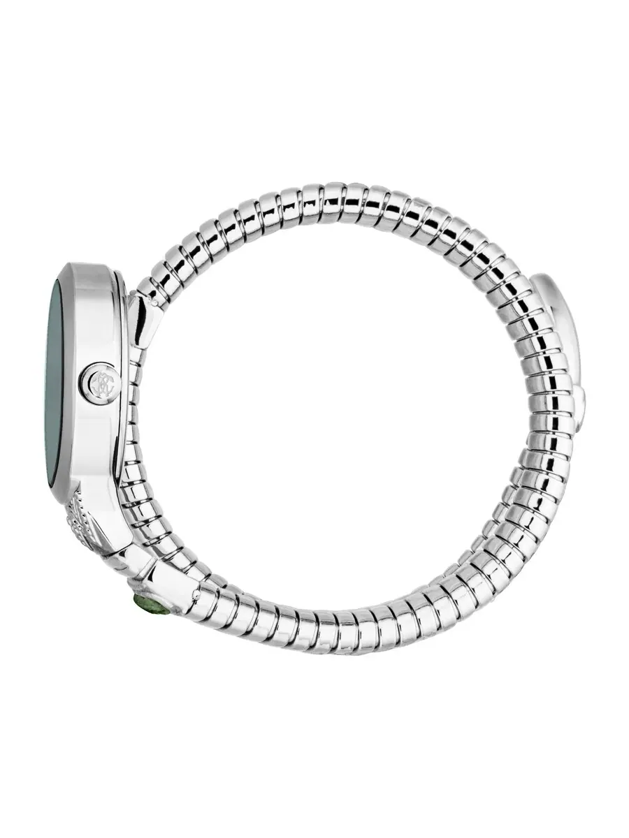 Женские часы Roberto Cavalli Serpente Ornato с синим циферблатом RC5L104M0015 — изображение 3 из 3, оттенок серебряный