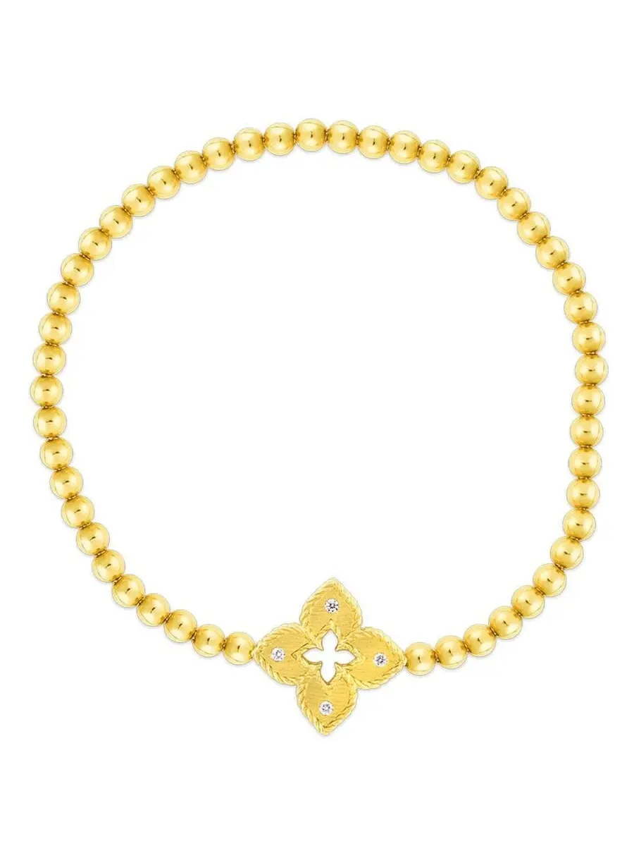 Браслет Roberto Coin Venetian Princess с растягивающейся застежкой Маленький цветок 7773047AYLBX — изображение 1 из 1