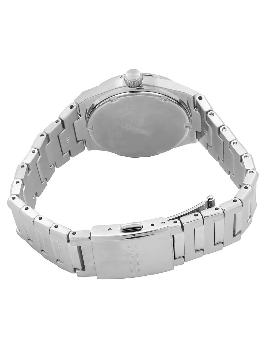 Женские часы Seiko Essentials с кварцевым механизмом и синим циферблатом SUR575P1 — изображение 3 из 3, оттенок серебряный