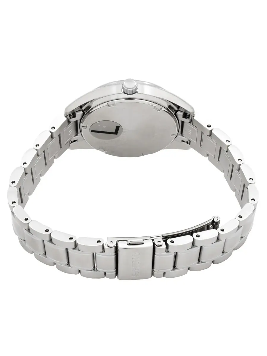 Женские часы Seiko Diamonds Quartz с синим циферблатом SUR581P1 — изображение 3 из 3, оттенок серебряный
