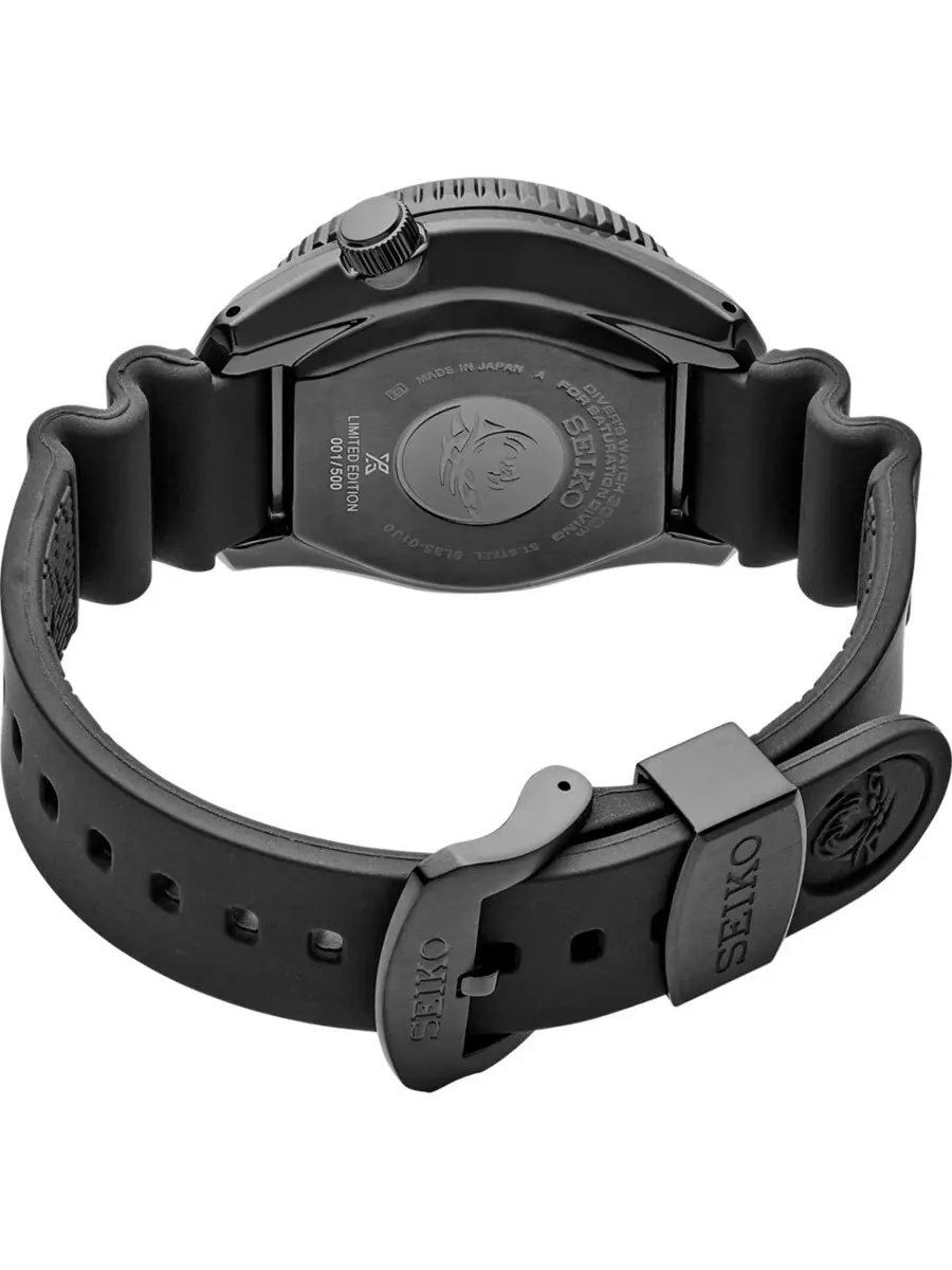Мужские часы Seiko Prospex Luxe Marinemaster автоматические с синим циферблатом SLA053 — изображение 3 из 3, оттенок черный