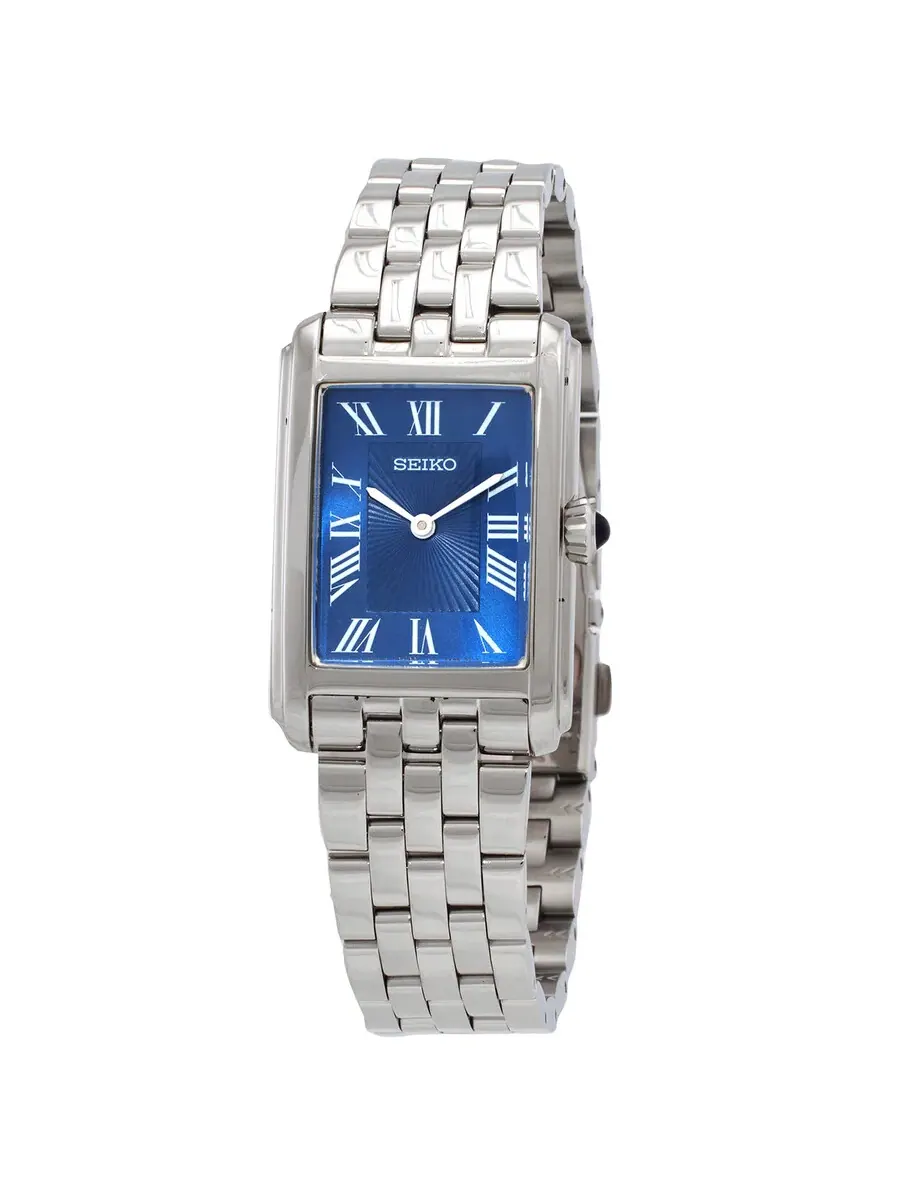 Женские часы Seiko Quartz с синим циферблатом SWR085P1 — изображение 1 из 3, оттенок серебряный