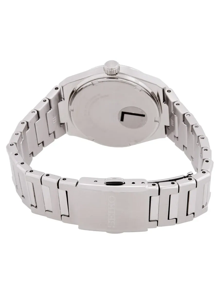 Женские часы Seiko Quartz с синим перламутровым циферблатом SUR603P1 — изображение 3 из 3, оттенок серебряный
