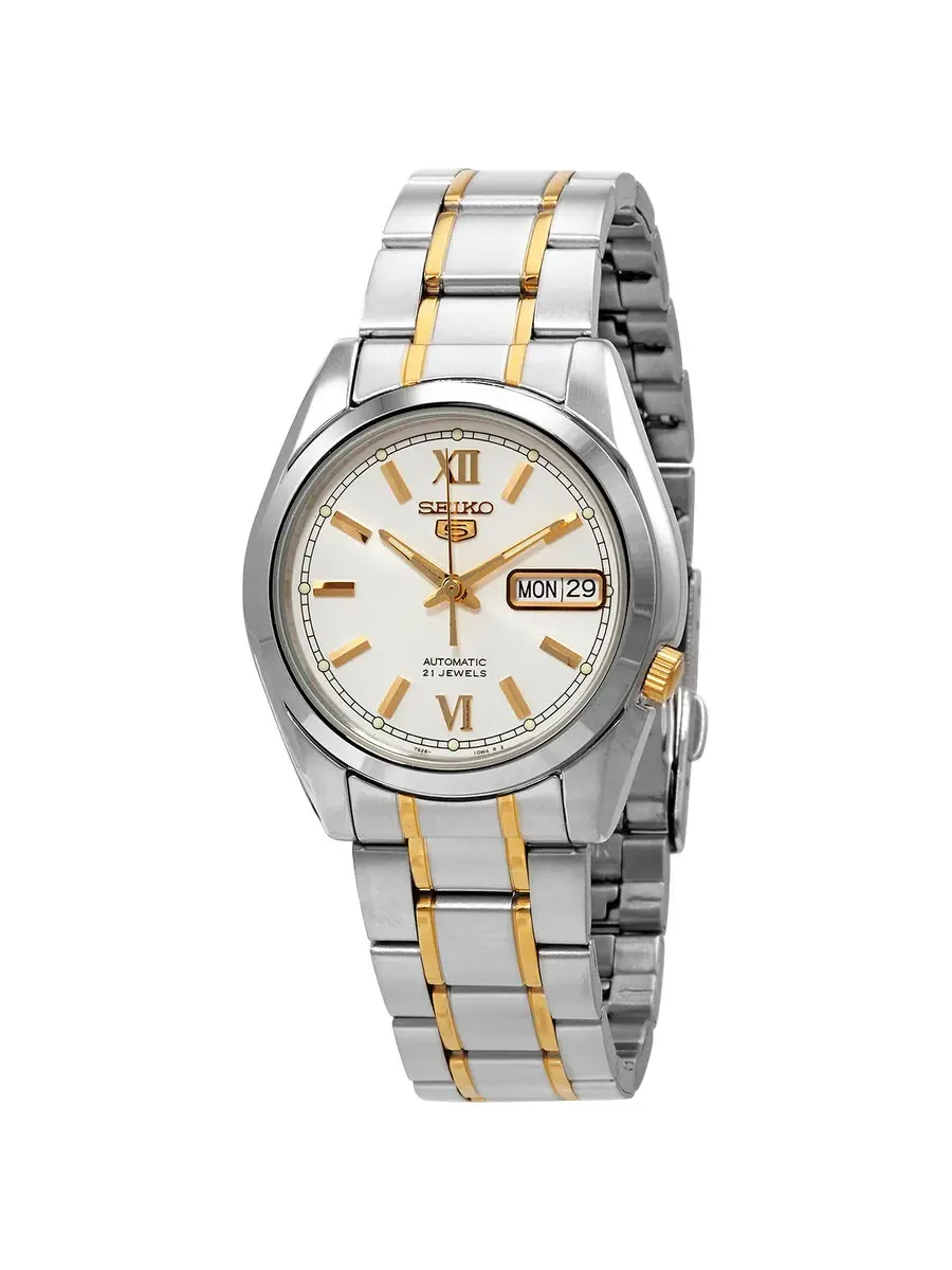 Мужские часы Seiko 5 Automatic с серебристым циферблатом SNKL57 — изображение 1 из 3, оттенок серебряный