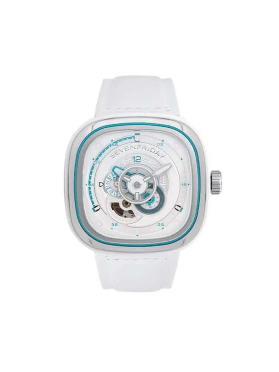 Часы Sevenfriday P-Series Automatic White Dial Unisex Watch P3C/10 — белый