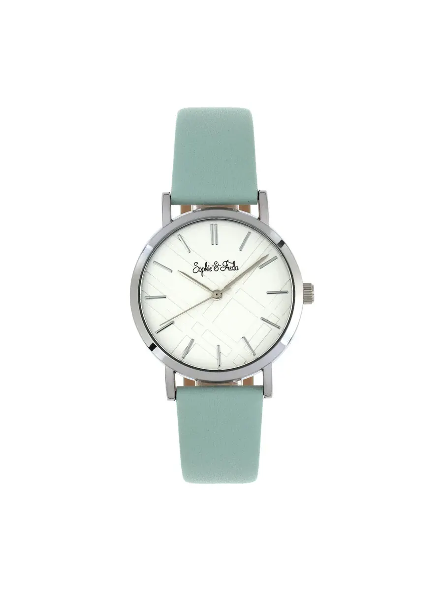 Женские часы Sophie And Freda Budapest с белым кварцевым циферблатом SF5001 — серебристый