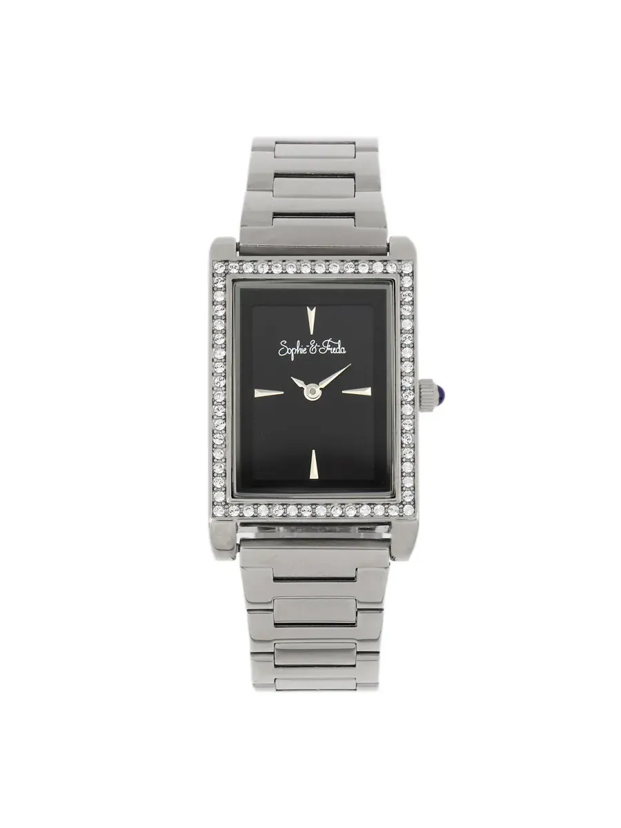Женские часы Sophie And Freda Wilmington с черным циферблатом и кварцевым механизмом SF5601