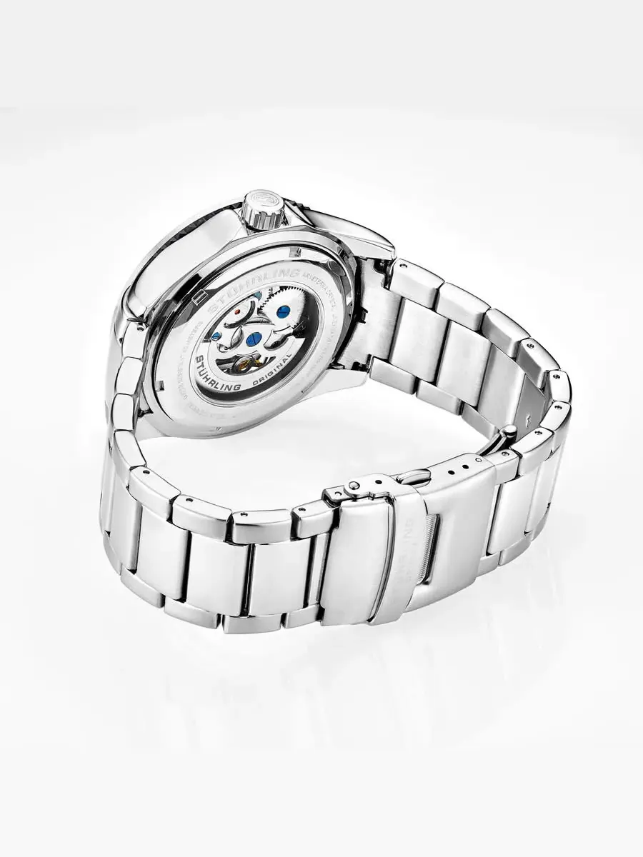 Мужские часы Stuhrling Original Aquadiver с черным циферблатом M15818 — изображение 2 из 3, оттенок черный