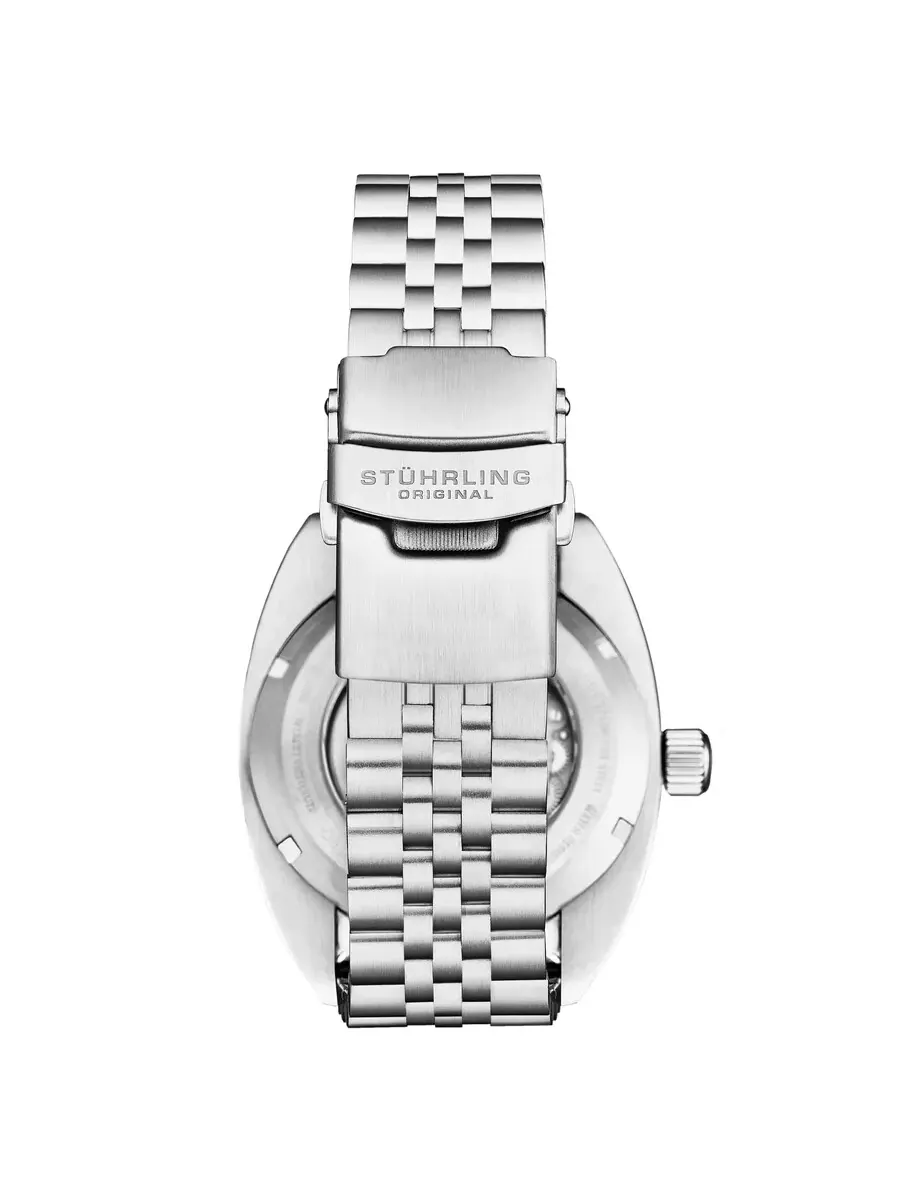 Мужские часы Stuhrling Original Depthmaster с автоматическим механизмом и синим циферблатом M18013 — изображение 3 из 3