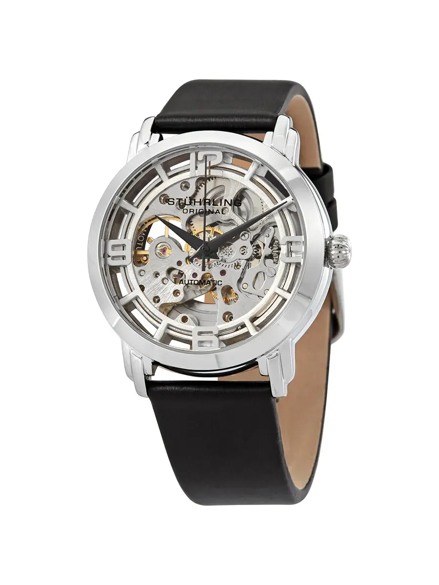 Женские часы Stuhrling Original Legacy Automatic с серебристым циферблатом M13638 — изображение 1 из 3, оттенок серебряный