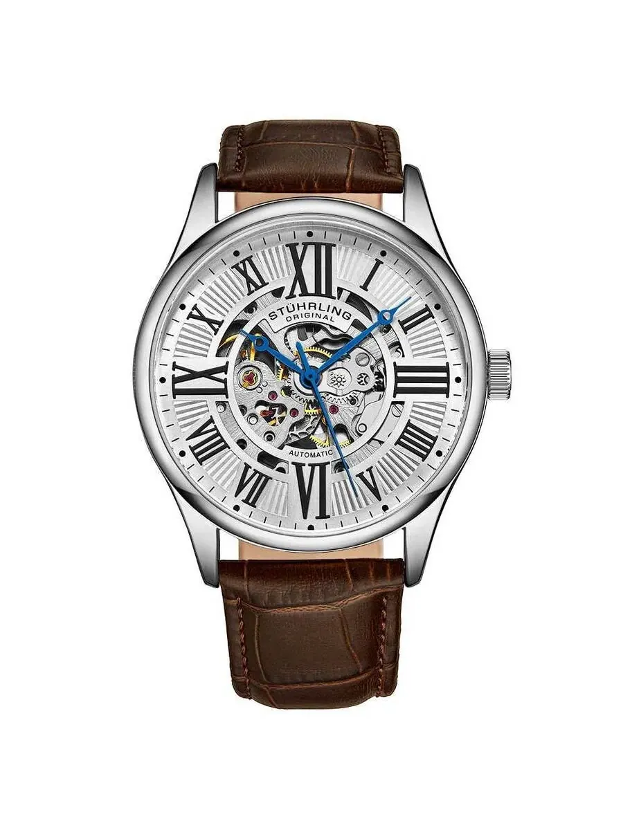 Мужские часы Stuhrling Original Legacy с серебристым циферблатом M15949 — изображение 1 из 1, оттенок серебряный