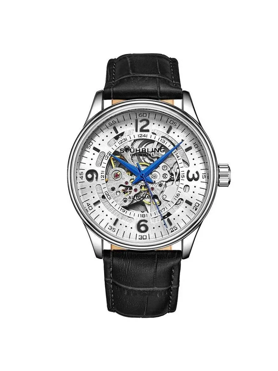 Мужские часы Stuhrling Original Legacy с белым циферблатом M15739 — изображение 1 из 1, оттенок серебряный