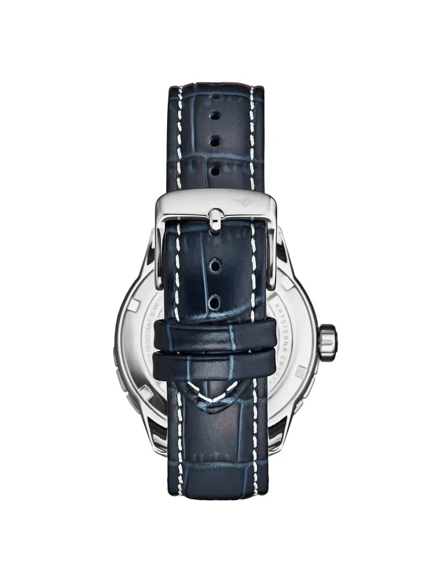 Мужские часы Stuhrling Original Monaco Quartz с синим циферблатом M18225 — изображение 2 из 2, оттенок серебряный