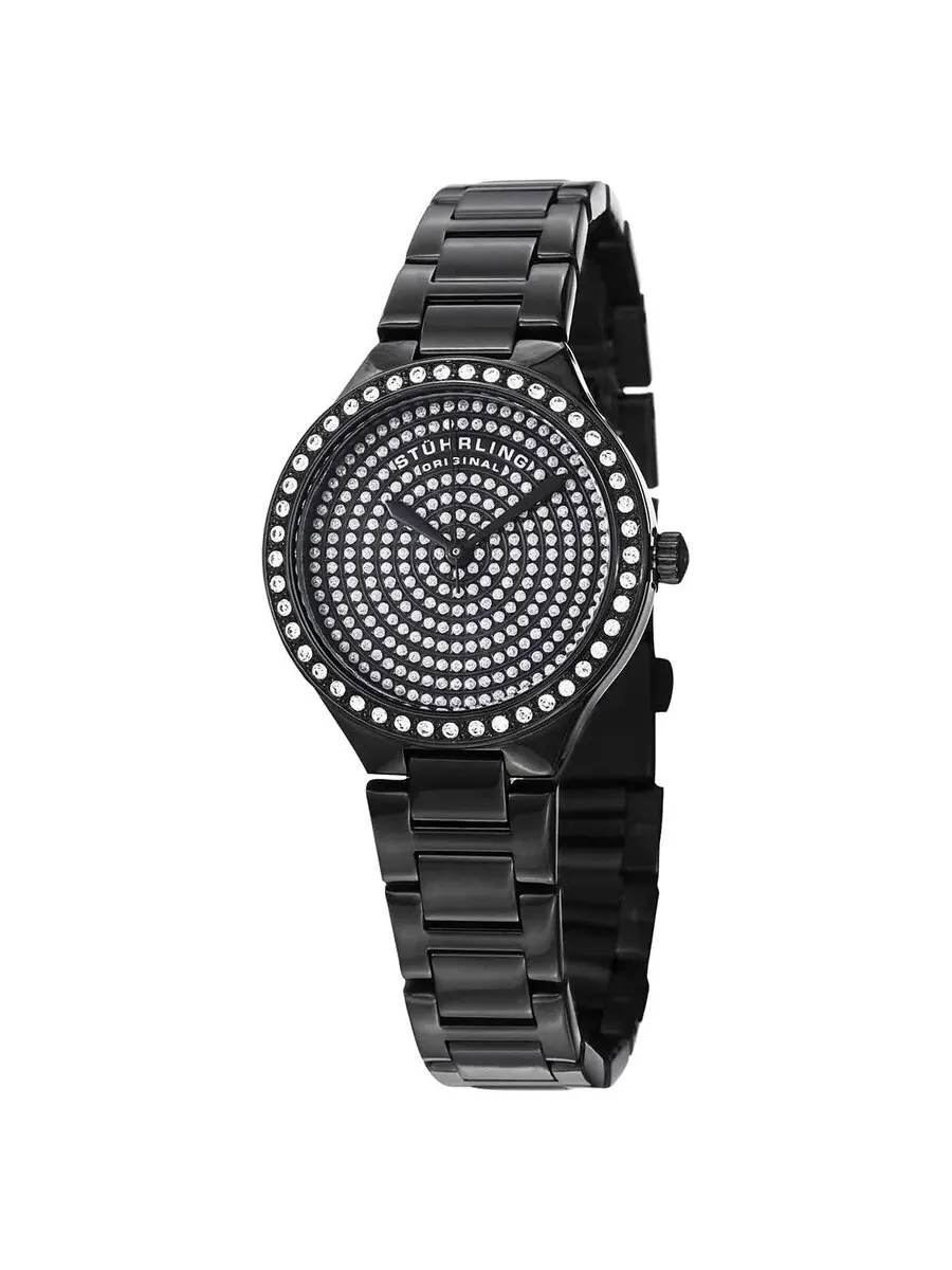 Женские часы Stuhrling Original Symphony с черным циферблатом M15394 — изображение 1 из 1, оттенок черный