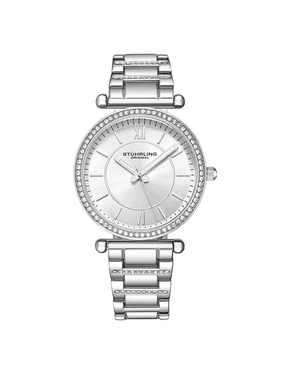 Женские часы Stuhrling Original Symphony с серебристым циферблатом, модель M15610 — изображение 1 из 1, оттенок серебряный