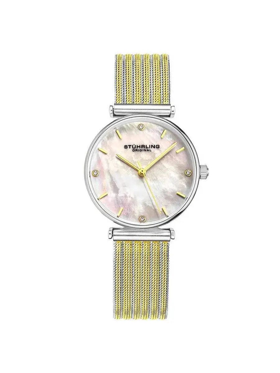 Женские часы Stuhrling Original Symphony с серебристым циферблатом M15668 — изображение 1 из 1, оттенок серебряный