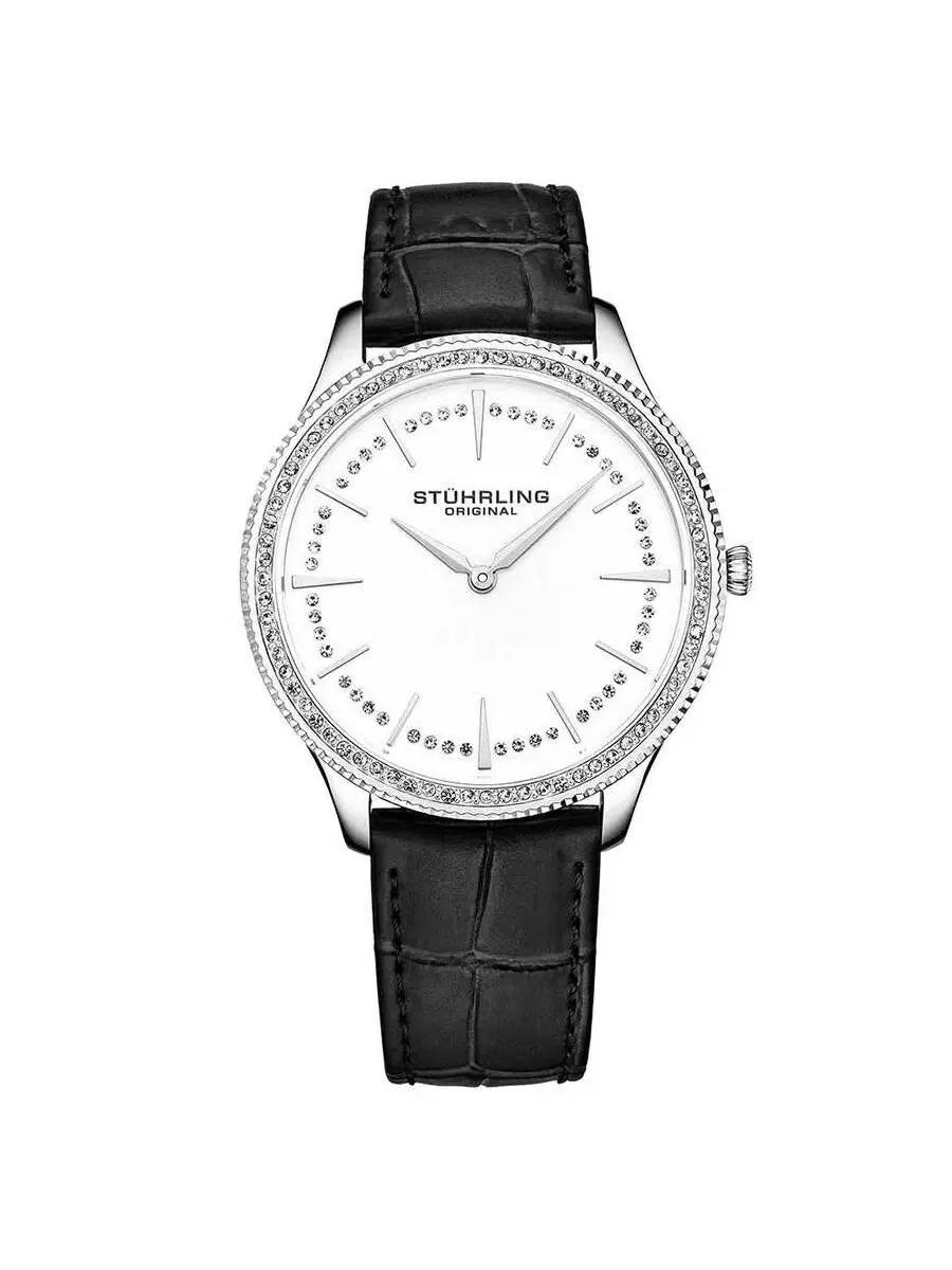 Женские часы Stuhrling Original Symphony с серебристым циферблатом M15882 — изображение 1 из 1, оттенок серебряный