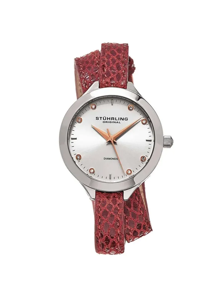 Женские часы Stuhrling Original Vogue с серебристым циферблатом M15355 — изображение 1 из 1, оттенок серебряный
