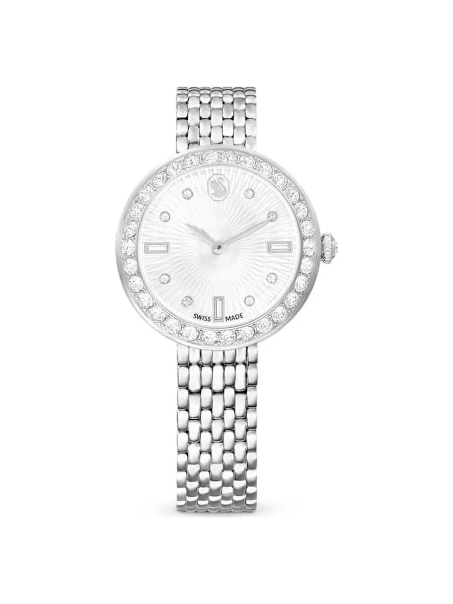 Женские часы Swarovski Certa Quartz с серебристым циферблатом 5673022 — изображение 1 из 3, оттенок серебряный