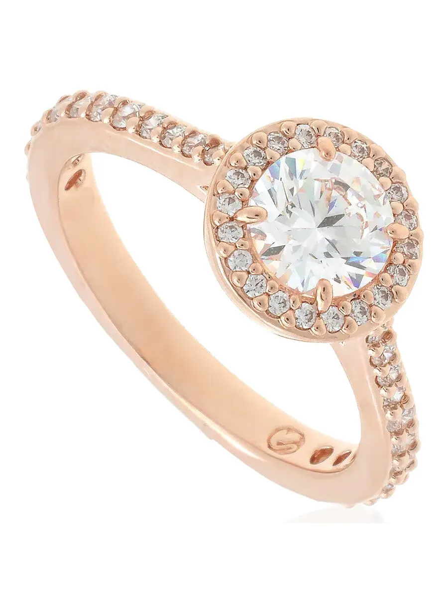 Коктейльное кольцо Swarovski Constella — белый