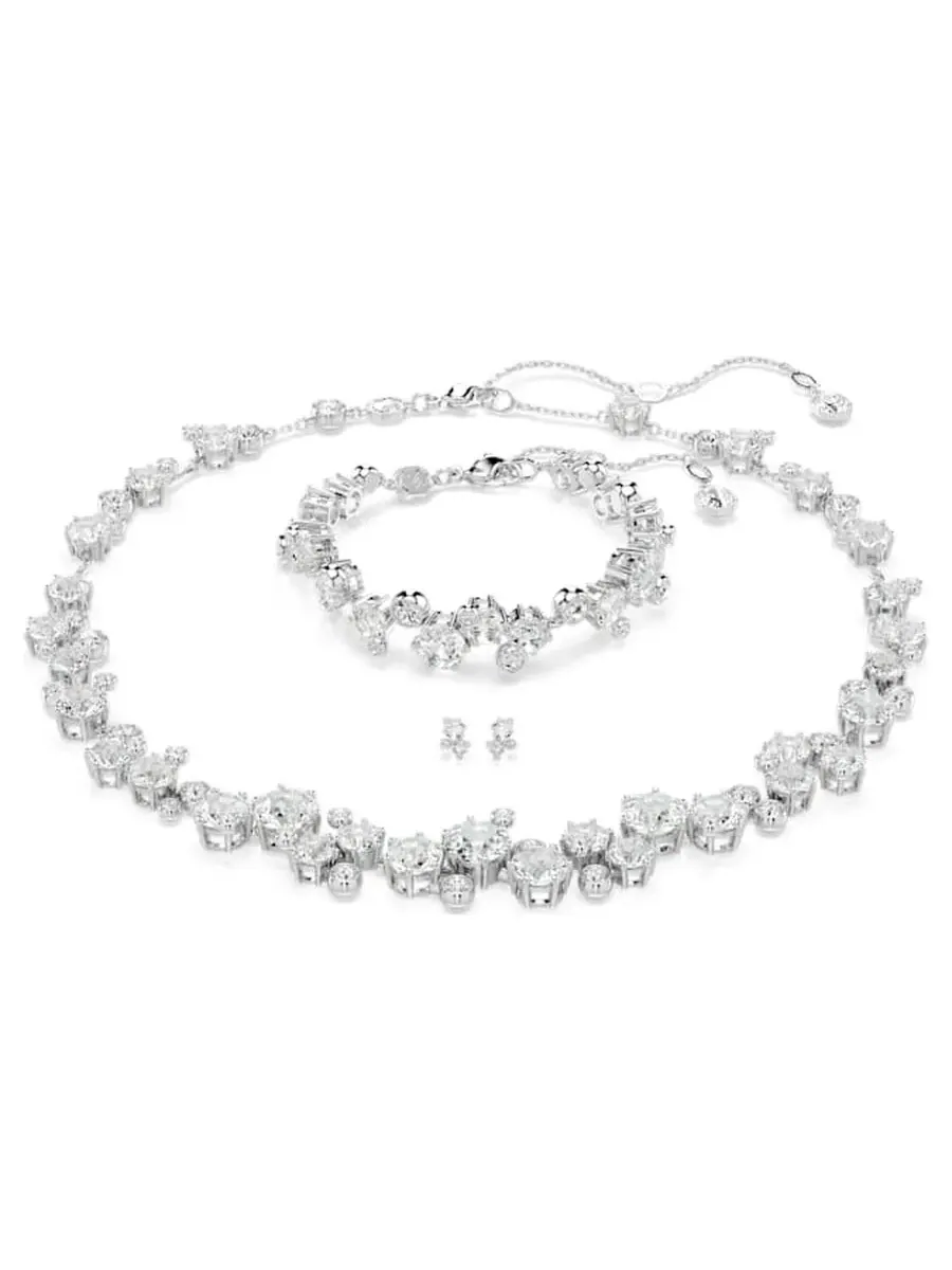 Набор кристаллов Swarovski Constella с родиевым покрытием — изображение 1 из 4, оттенок белый