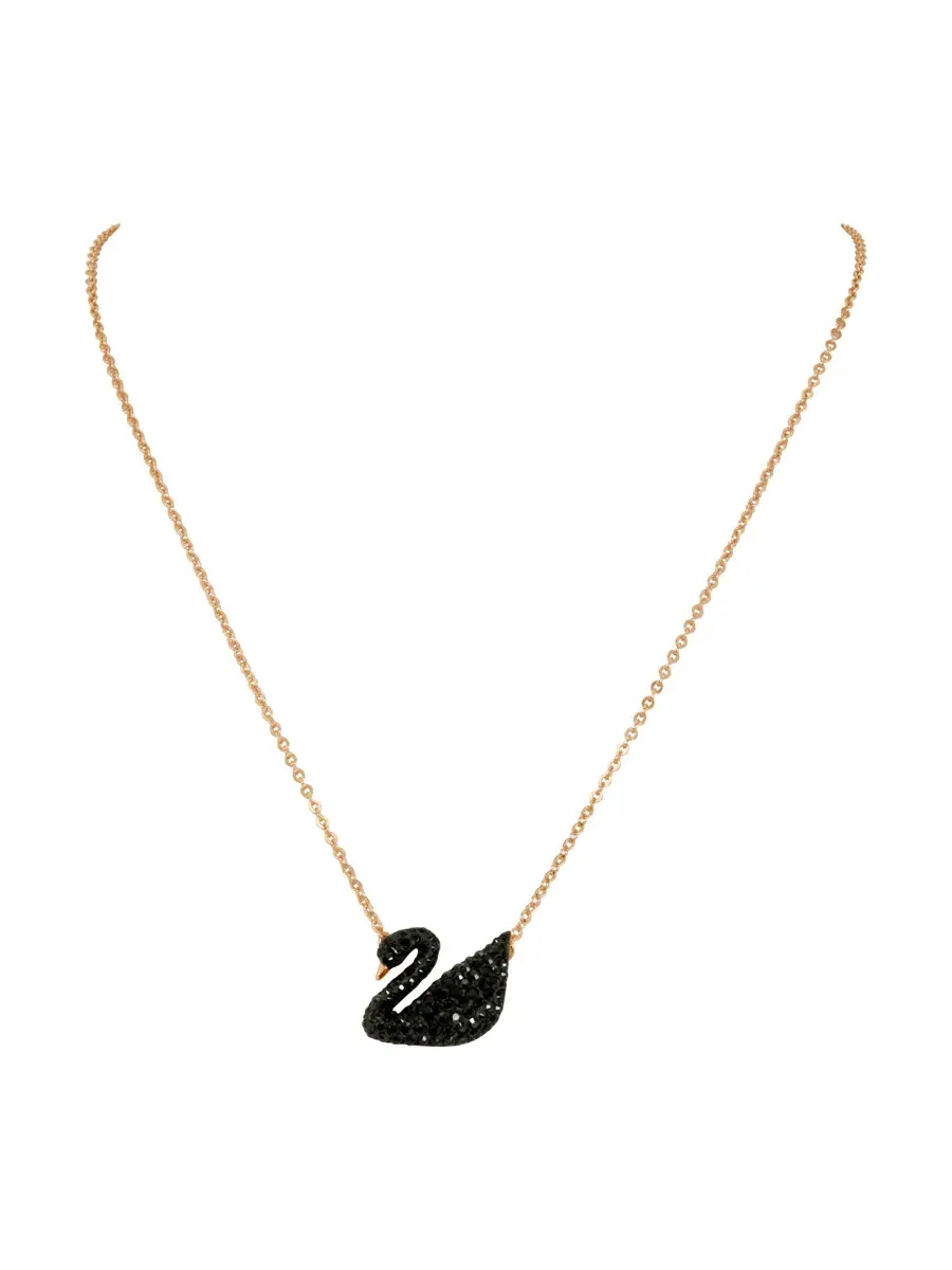 Кулон Swarovski Iconic Swan 5204134 — изображение 1 из 2, оттенок золото