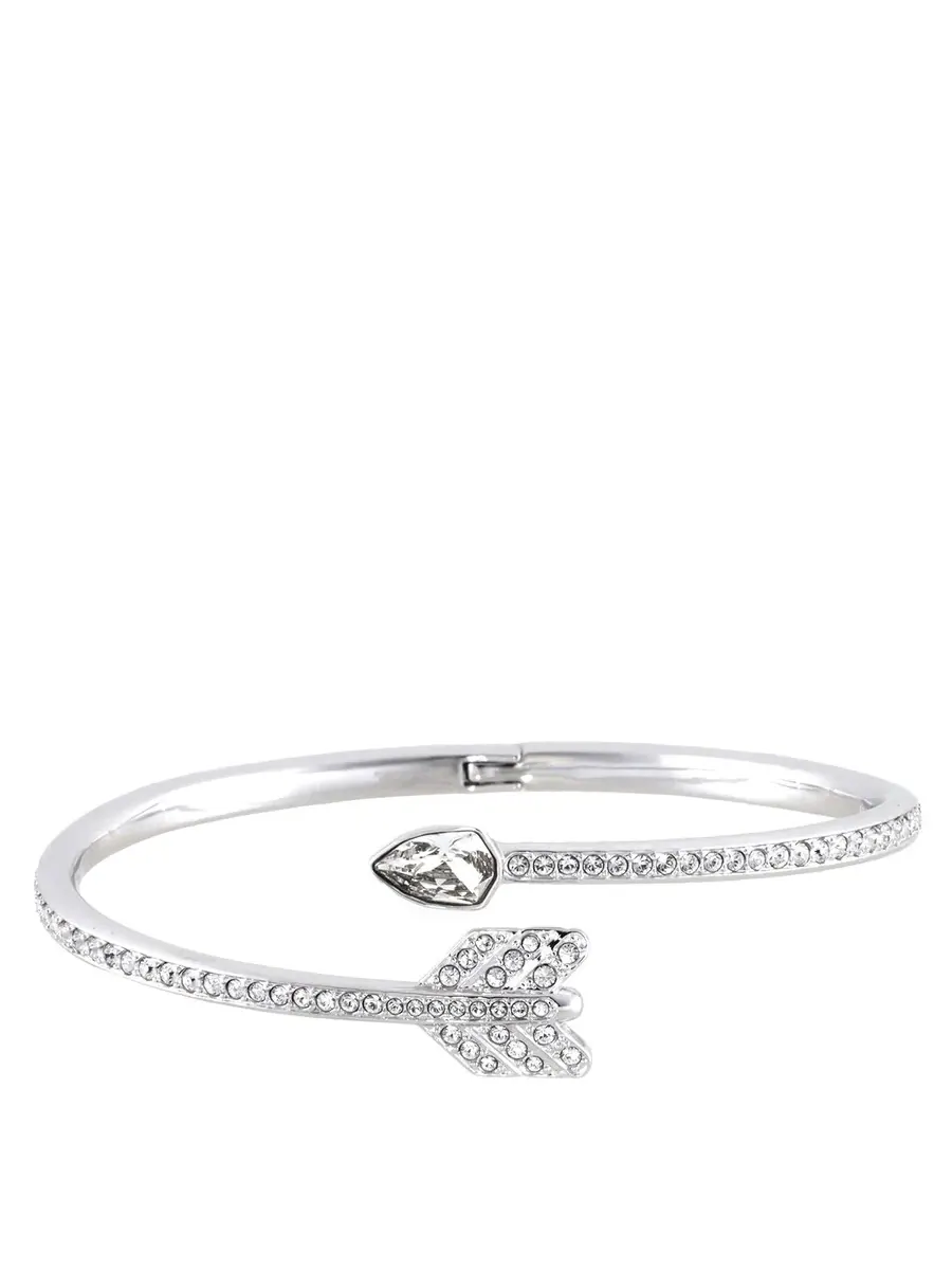 Браслет-стрела Swarovski Idyllia с разными огранками — изображение 1 из 4, оттенок белый