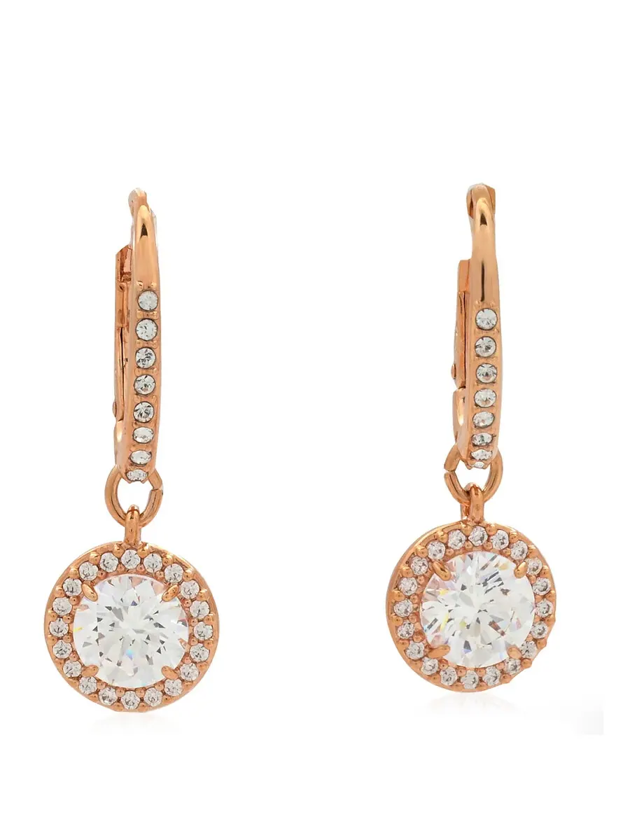 Женские серьги Swarovski Constella с кристаллами круглой огранки — изображение 2 из 3, оттенок белый