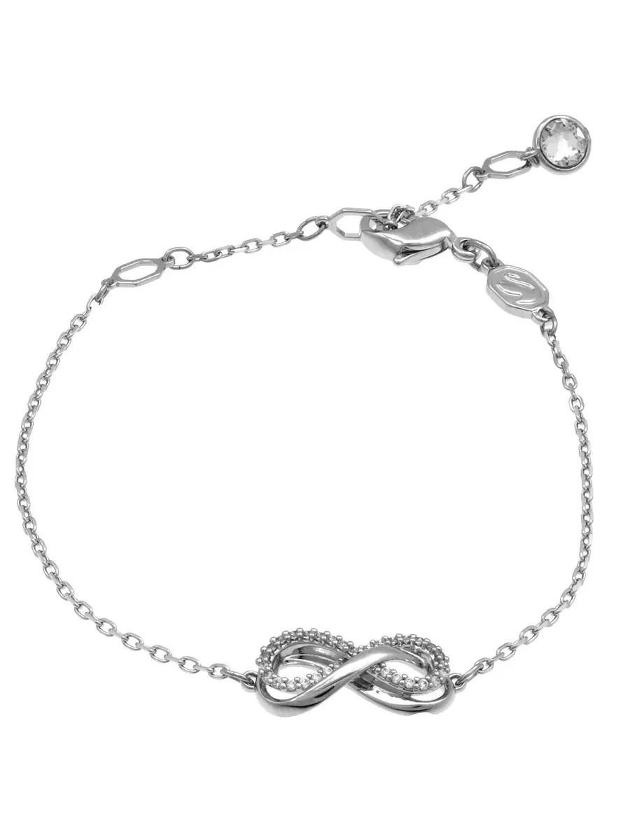 Женский браслет Swarovski Hyperbola Infinity, размер M — изображение 1 из 4, оттенок белый