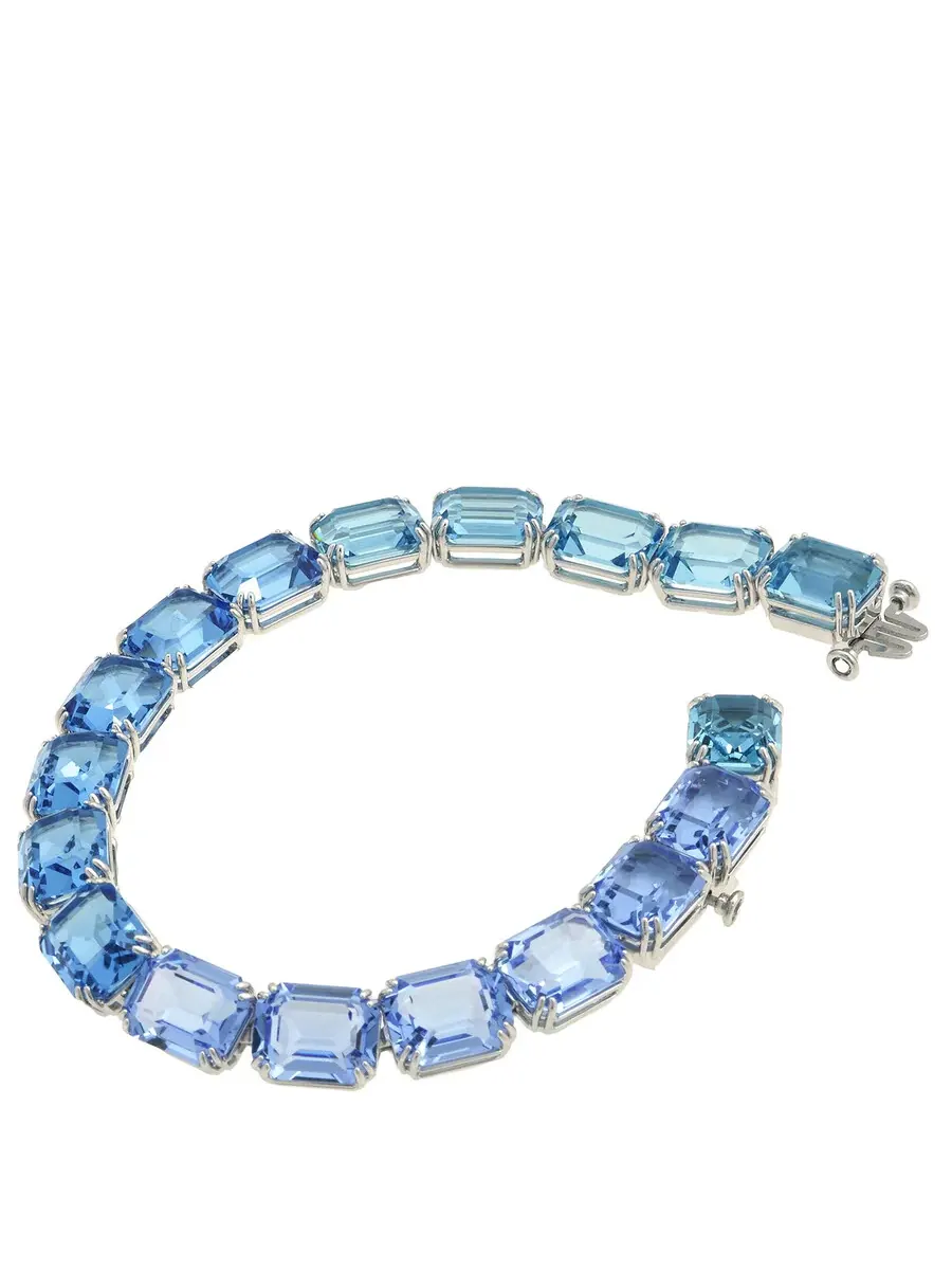 Женский браслет Swarovski Millenia с фантазийной восьмиугольной огранкой — изображение 4 из 4, оттенок синий/белый