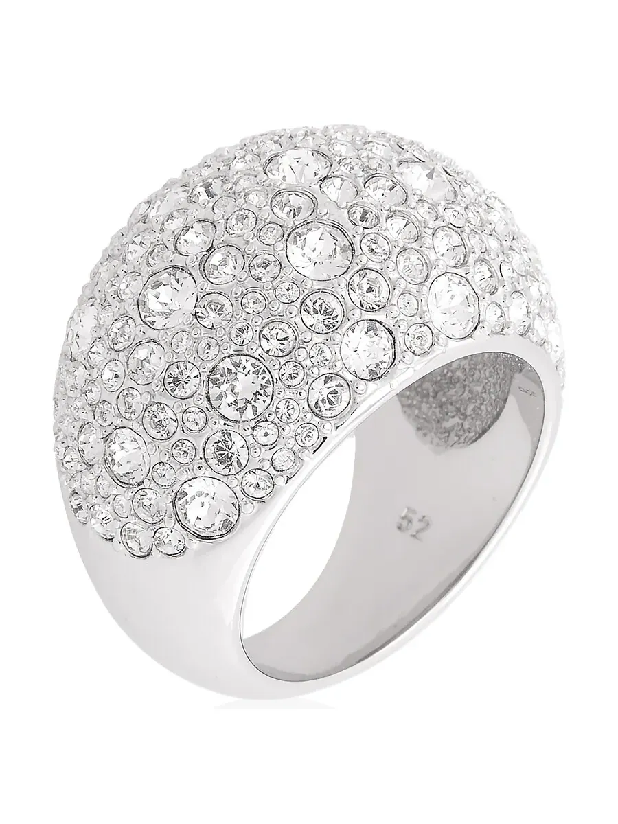 Коктейльное кольцо Swarovski Luna — изображение 1 из 3, оттенок серебряный