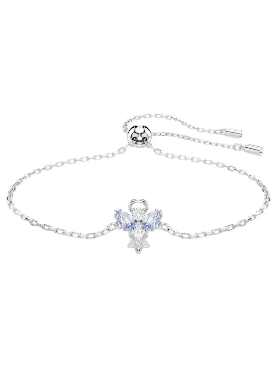 Браслет Swarovski Magic Angel с родиевым покрытием — синий