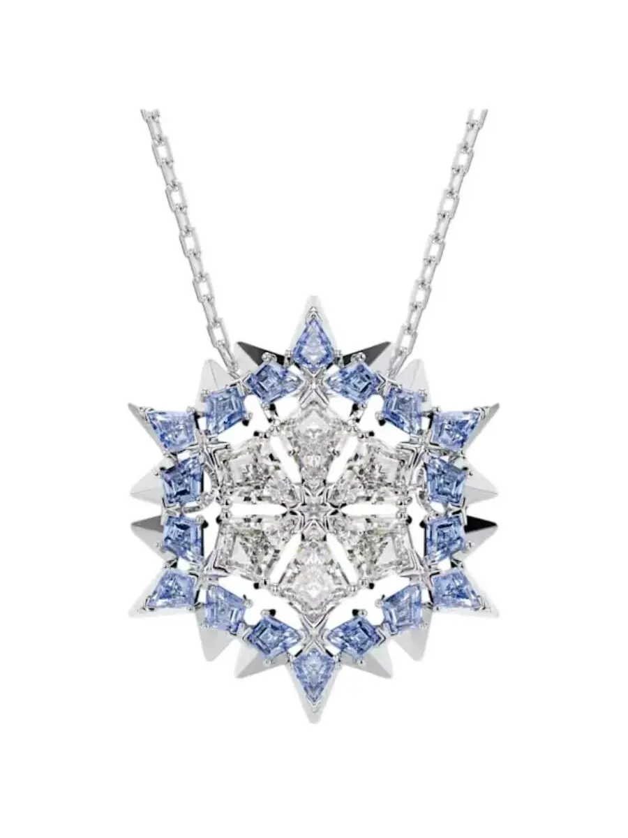 Подвеска и брошь «Волшебная снежинка» от Swarovski — изображение 1 из 2, оттенок синий
