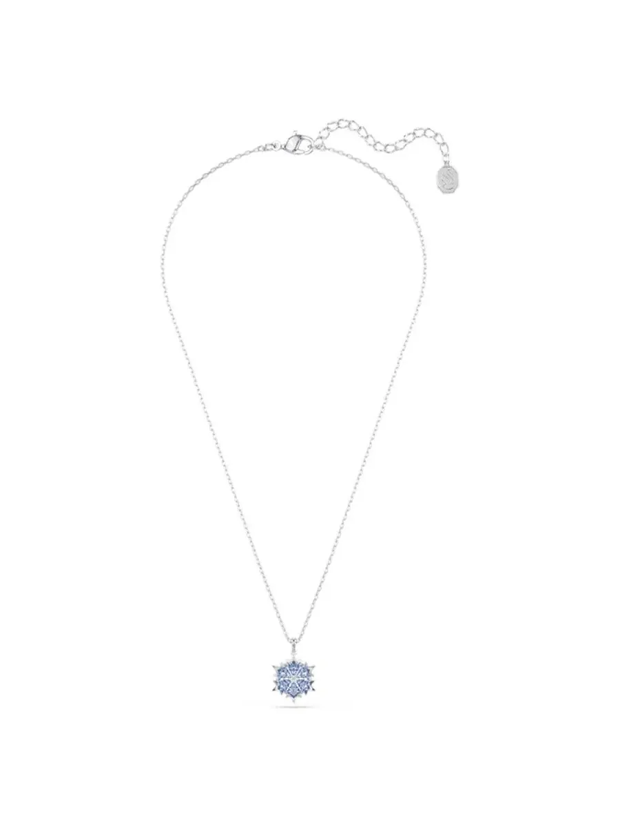 Ожерелье с подвеской «Волшебная снежинка» от Swarovski — изображение 2 из 3, оттенок синий