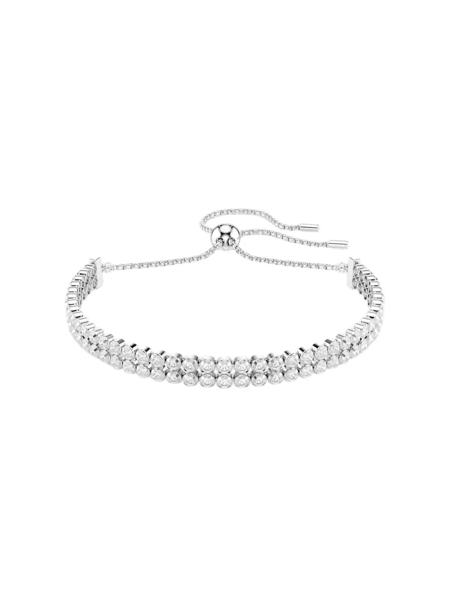 Браслет для тенниса Swarovski Matrix — изображение 1 из 4, оттенок белый